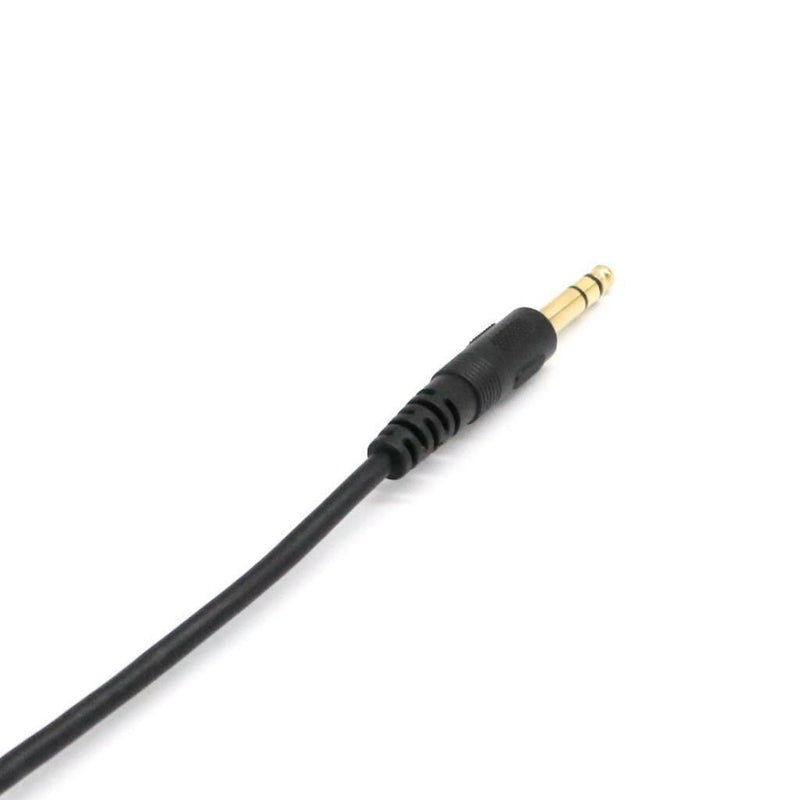 Audio Cable 5 FT Stereo 3.5mm Male to 1/4" 6.35mm Male for iPod, Amplifier