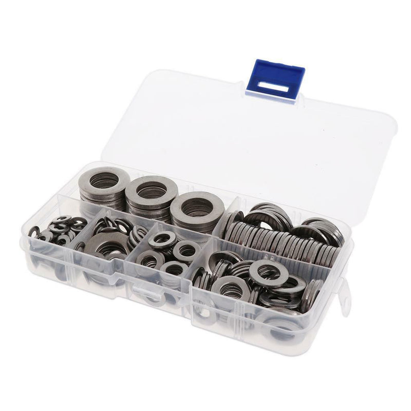 270pcs Copper Alloy Flat Round Washers Assortment Kit - M4 M5 M6 M8 M10 M12