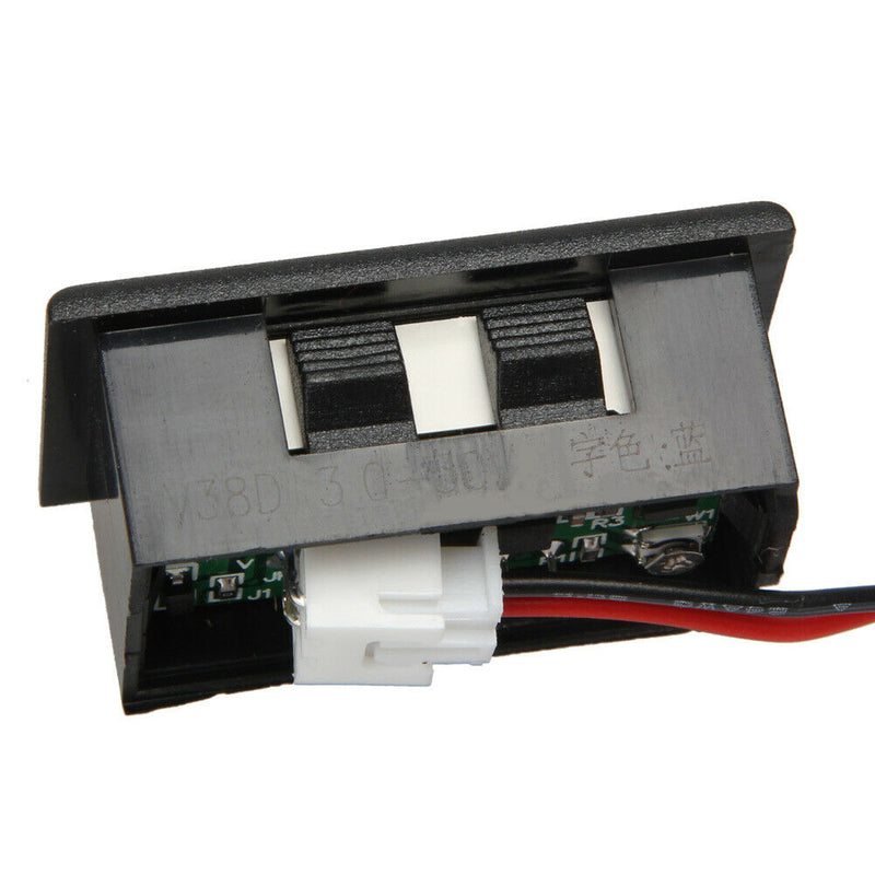 New Two Wires Digital Voltmeter Blue LED Display DC3.0-30V Voltage Meter