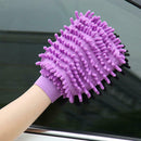Car Auto Valeting Cleaning Large Absorbant Chenille Microfibre Wash Mitt Gloves