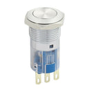 16mm Thread diameter Flat impermeable round Push-button snap switch Z9A7