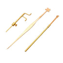 4/4 3/4 Violin Repairing Installing Sound Post Gauge+Retriever Clip+Setter DIY