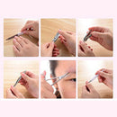 Kids Manicure Set,Nail Clippers Set Stainless Steel Personal Manicure And P F5V3