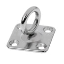 2x 316 Stainless Steel Eye Plate Boat Pad Eye