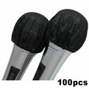 100 Pcs Disposable Microphone Cover Non-Woven Protective Cap For Karaoke NEW