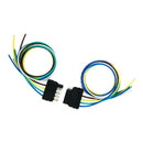 5-Pin Trailer Plug Sockets Set Trailer Wire Connector Harness Cable