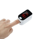 Fingertip Pulse Oximeter, Blood Oxygen Saturation Monitor for Adults, White