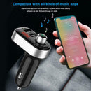 2 in 1 Dual USB Fast Charging Phone Charger Bluetooth 5.0 MP3 Player Adapter