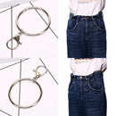 1pc Street Big Ring Key Chain Rock Punk Trousers Hipster Pant HipHop AccessorieT