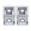 2Pcs/Lot  Alloy Flexible Pivot Joint Connector For Eu Standard Aluminum Ext G9G4
