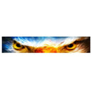 Car Stickers 130x21cm Reflective Front Rear Windshield Decals (Hawk Eye) A
