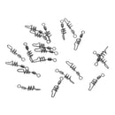 20 Pieces Fishing Swivels Fishing Line Swirl Connector Terminal Tackle 10#
