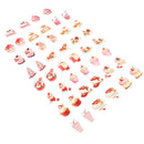 !46Pcs Cute Strawberry Dessert Diy Diary Craft Stickers Scrapbooking De JR