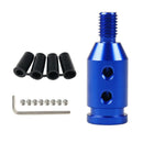 Aluminum Shift Knob Adapter for  Mini Non Threaded Shifters 10x1.5mm Blue