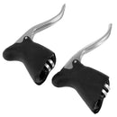 1 Pair Road Bike Drop Bar Brake Lever Bent Handlebar Bicycle Handbrakes