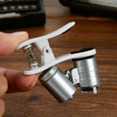 Portable 60X Mobile Phone Camera LED UV Clip Magnifier Microscope Micro Lens