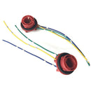 For LED Brake Stop Light 2 Pack 1157 BAY15D Bulb Socket Pre-Wired Lamp Holder