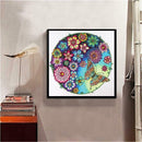 5D DIY Special Shaped Diamond Painting Flower Butterfly Cross Stitch Kits