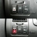 5X 12V 35A Car Auto Fog Light Rocker Toggle Switch Blue LED Dashboard M PKG