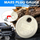 Car Spark Plug Gage Currency-type 0.6-2.4mm Coin-type Caliber Measuring Tool