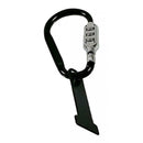 Motorcycle Helmet Combination Code Lock + T-Bar Rubber Anti-theft Black