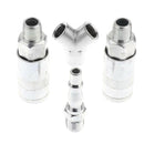 4pcs Air Line Hose Compressor Fitting Connector 1/4" NPT Quick Release Tool