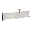 Drawer Dividers White Spring Loaded Expandable Kitchen Bedroom Organizer