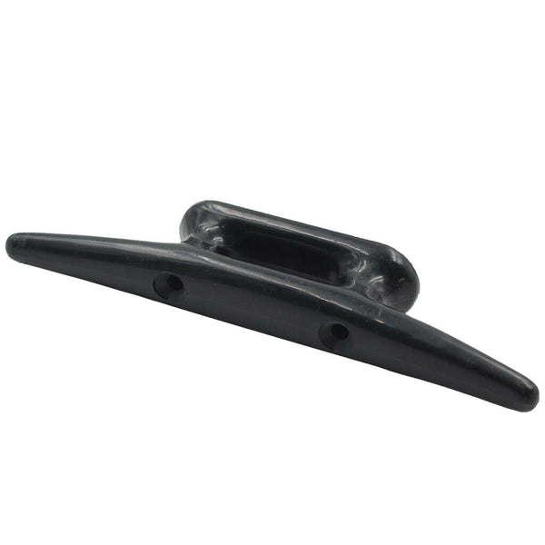 Boat High Impact Nylon Rope Cleat Dock Marine Tie Down 10 inch - Black