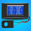 Newest 6In1 220V 100A Single Phase Digital Panel Ampermeter Volt Watt Kwh P A5N6