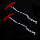 2pcs Motorcycle Saver Changing Tyre Tire Wheel Rim Edge Protectors (Red)
