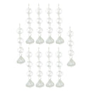20 Pieces Acrylic Crystal Beads Diamond Chandelier