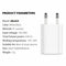 European USB plug Euro Europe EU 2 Pin 1A Fast USB Wall Plug Charger White.