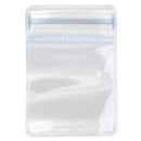50pc 6x4cm Zipper Closure bags clear poly bag reclosable plastic small bagg H8H1