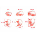 1Pair Large Replacement Silicone Earplug For Air Tube Headphone 2.9x2.3cm