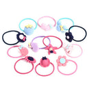 10Pcs Girl hair band ties rope ring elastic hairband ponytail BD3C
