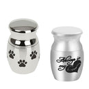 2pcs Small Cremation Urn Jar Forever Remembered Keepsake Memorial Jewelry