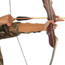 Double Fiber  Archery Arm Guard Safety 3 Straps Protective Gear 20cm
