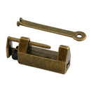 Retro Chinese Padlock Zinc Alloy Jewelry Box Lock With Key Collection