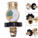 Universal Brass POL LP Tank To QCC1 Type1 Hose Adapter Propane Gas Gauge Meter