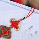 Home Car Decor Feng Shui Chinese knot 10 Lucky Coins Career Wealth Pend Kw