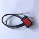 5pcs Motorcycle Handlebar Flameout Startup Switch Red-modification par TVW