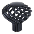 1 x Spiral Cage Design Cabinet/Cupboard/Wardrobe Handle Knob---Black