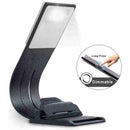 1pcs LED Reading Book Light With USB Rechargeable Book Holder Lamp Clip W5D G8J2