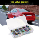 32x Aluminum Tyre Valve Stem Caps Car Motorcycle Truck Wheel Tire Valve Caps