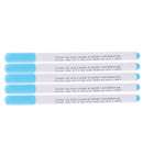 5x Water Erasable Pens Fabric Ink Marker Pen for Dressmaking Sewing Blue
