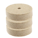 3Pcs Buffing Polishing Wheel Fiber Grinding Wheel with 10mm Bore Fits for Bench