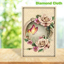 5D Full Drill Diamond Painting Flower Butterfly Cross Stitch Kits (hg335)