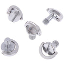 5pcs 1/4 Camera Screw For Quick Release Plate Folding D-Ring Tripod Adap JR