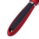 Red Black Plastic Anti-Slip Round Hair Brush Wave Hair Comb 9 inchLong R7X2