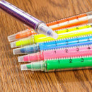 New Liquid Syringe Highlighter Watercolor Pen Novelty Stati Injection Pens K2W8